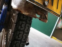 Honda CD50H, Bleu, cyclomoteur de projet