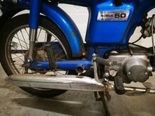 Honda CD50H, Bleu, cyclomoteur de projet