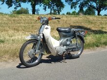 VERKOCHT Honda C90 K1 Japans, 10218 km, met kenteken!