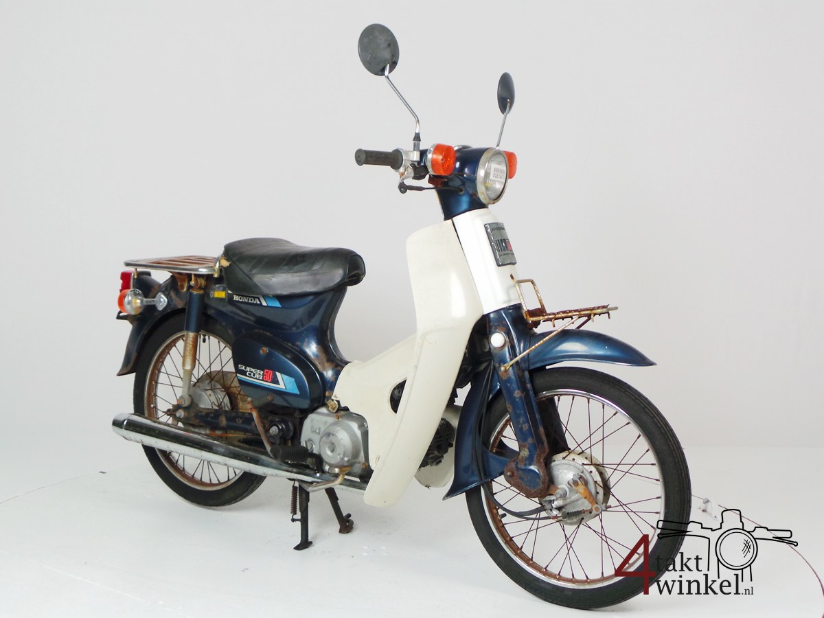 VENDU Honda C50 NT Japans, blue, fixer upper - 4taktwinkel.nl