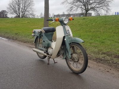 Honda C50 OT Japanese, green, 1047 km