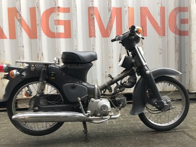 Opslag, Honda C50 OT Japans, grijs, 5897 km