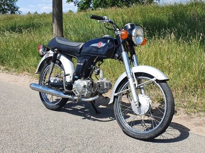 Verkocht! Honda CD50s benly Japans, Zwart, 2338 km