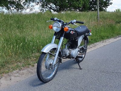 Verkocht! Honda CD50s benly Japans, Zwart, 2338 km