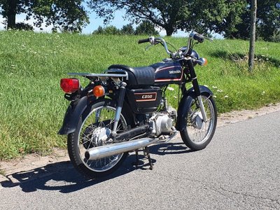 VERKOCHT ! Honda CD50 benly Japans, Zwart, 9018 km