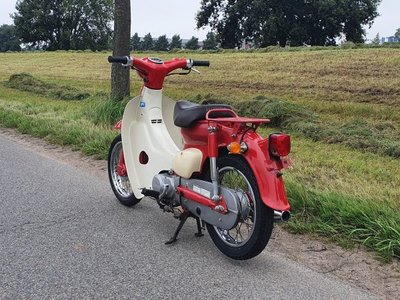 VERKOCHT ! Honda Little cub, Japans, rood, 7986km