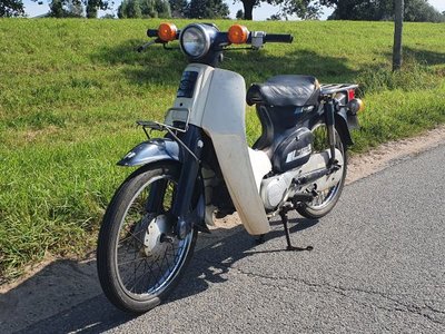 VERKOCHT! Honda C50 NT Japans, blauw, met kenteken!