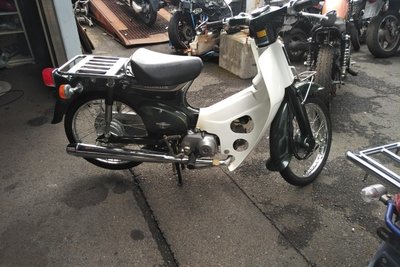 Coming soon! Honda C50 NT Japanese, green, 4756 km