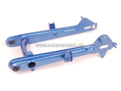 Achterbrug C50, lage oren, blauw, imitatie