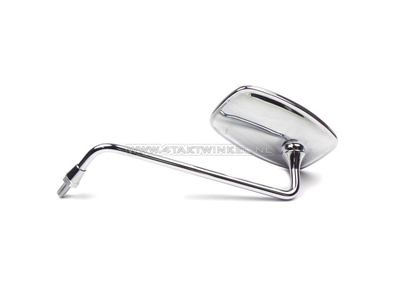Miroir C50 rectangle, gauche, d'origine Honda