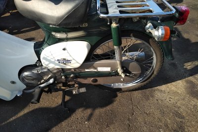 Coming soon! Honda C50 NT Japanese, green, 6159 km