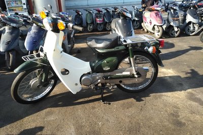 Coming soon! Honda C50 NT Japanese, green, 5800 km