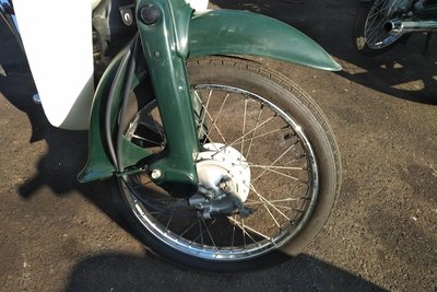 Honda C50 NT Japanese, green, 6717 km