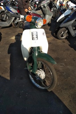 Honda C50 NT Japanese, green, 6717 km