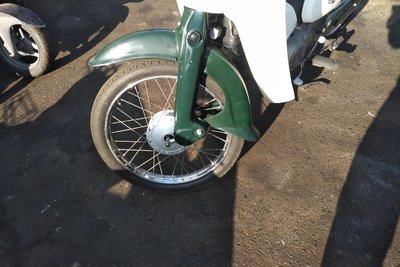 Honda C50 NT Japanese, green, 6717 km