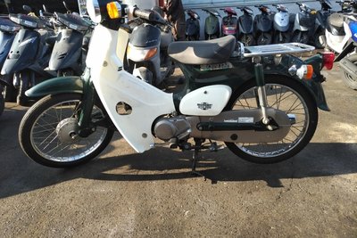 Honda C50 NT Japanese, green, 6717 km