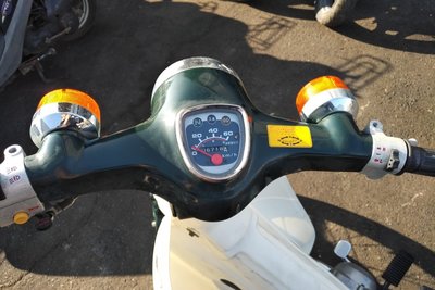 Honda C50 NT Japanese, green, 6717 km