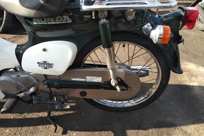 Honda C50 NT Japanese, green, 6717 km