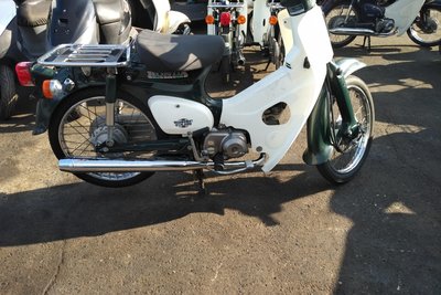 Honda C50 NT Japanese, green, 6717 km