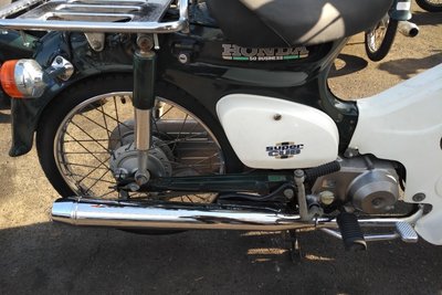 Honda C50 NT Japanese, green, 6717 km