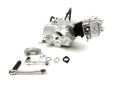 Moteur, 70cc, embrayage manuel, Lifan, 4 vitesses, argent