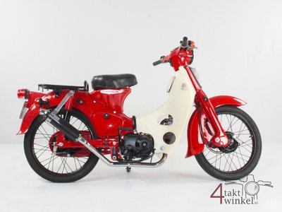 Honda C50 OT Japanese, Red, 3321 km, Fully restored! with papers