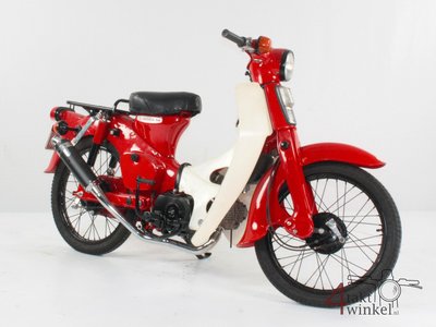 Honda C50 OT Japanese, Red, 3321 km, Fully restored! with papers