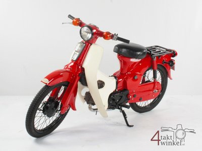 Honda C50 OT Japanese, Red, 3321 km, Fully restored! with papers