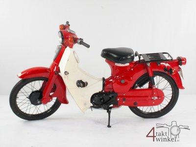 Honda C50 OT Japanese, Red, 3321 km, Fully restored! with papers