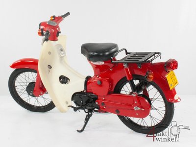 Honda C50 OT Japanese, Red, 3321 km, Fully restored! with papers