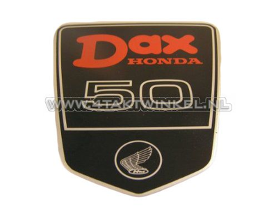 Autocollant emblème Dax sous selle large, DAX 50, d'origine Honda