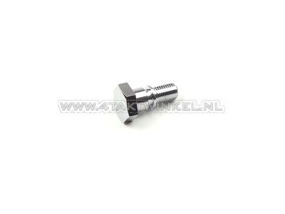 Boulon, tè de fourche superieur / fourche avant SS50, CD50, CB50, d'origine Honda