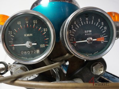 VENDU Honda CB50 K1, Blue, 8072km, with papers