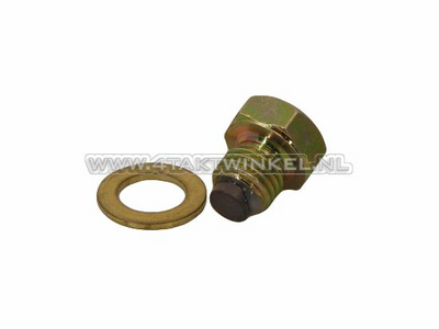 Bouchon de vidange d'huile magnétique M12 x 1,5 type 2