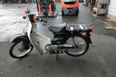 Honda C50 NT, green, 6340km
