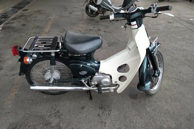 Honda C50 NT, green, 6340km
