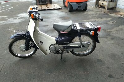 Honda C50 NT, dark blue, 16149km