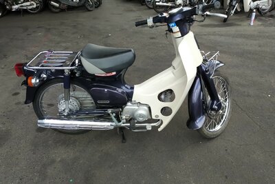 Honda C50 NT, dark blue, 16149km