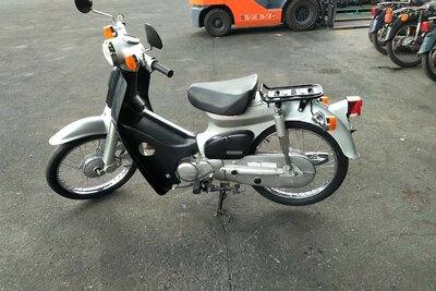 Honda C50 NT, silver, 10538km