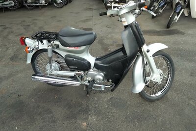 Honda C50 NT, silver, 10538km