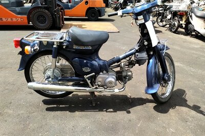 Honda C50 NT, dark blue, 12014km