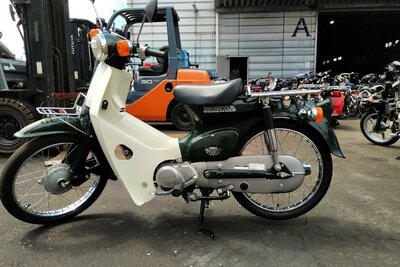 Honda C50 NT, green, 8330km