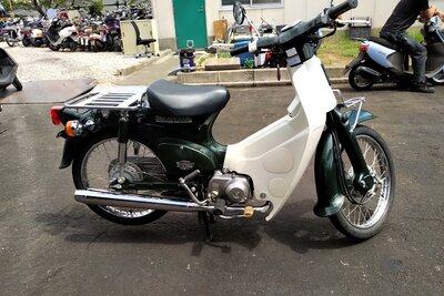 Honda C50 NT, green, 8330km