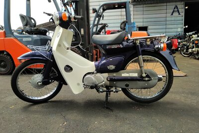 Honda C50 NT, dark blue, 8204km