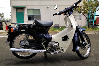 Honda C50 NT, dark blue, 8204km