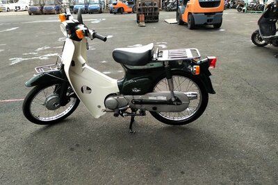 Honda C50 NT, green, 4883km