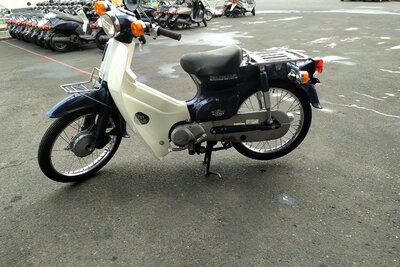 Honda C50 NT, dark blue, 12373km