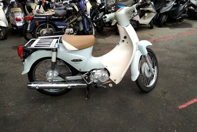 Honda C110, baby blue, 23211km