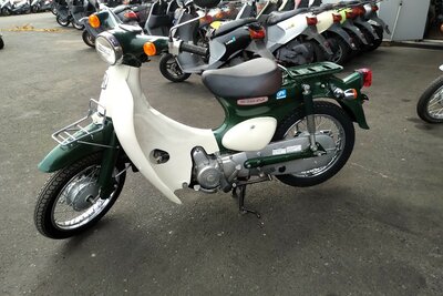 Honda C50 Little cub, green, 14880km