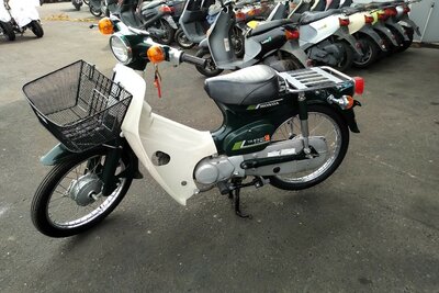 Honda C50 NT, green, 12766km